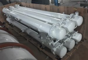stacked type shell and tube heat exchanger